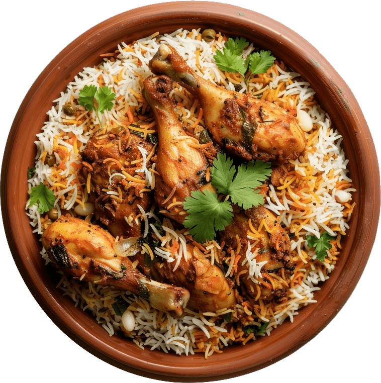 Delicious Indian dish at Bharath Cafe